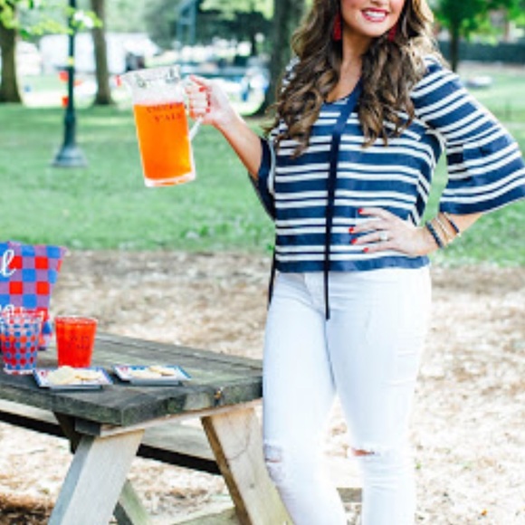 Draper James Draper Honky Tonk Flutter Top - Picture 11 of 12